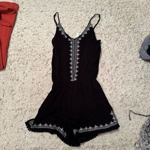 Black romper from art fair size small
